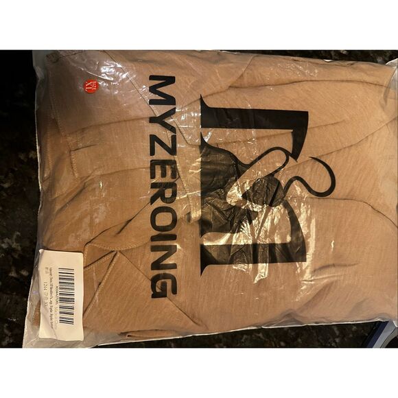 Maternity Dress Photo Props Vintage brown XL Maxi Gown BNWT - Picture 6 of 8